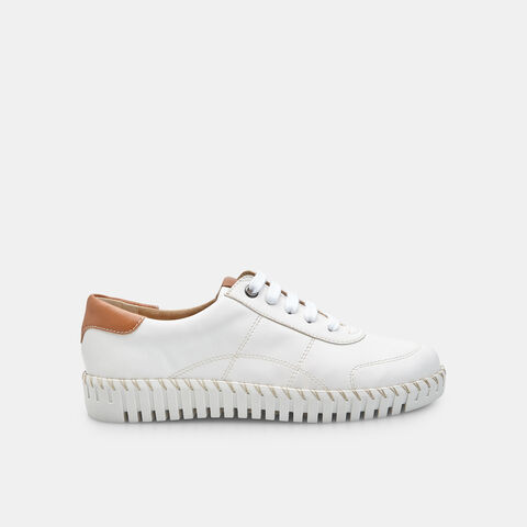 Zapatos con cordones para mujer, Blanco Zapatos con cordones para mujer, Blanco